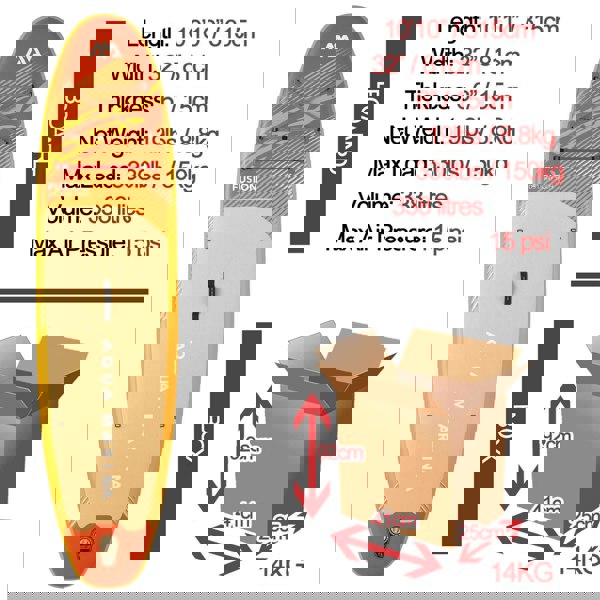 Aqua Marina Fusion 10'10" All Round Inflatable Paddleboard - New 2026