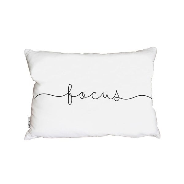 Benjamin Tate Design Text Focus (Outdoor Cushion)
