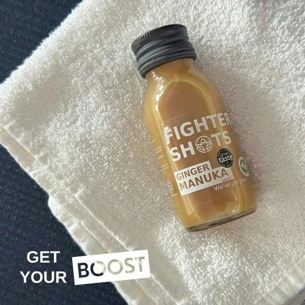 Fighter Shots Ginger + Manuka Honey 6 or 12x 60ml
