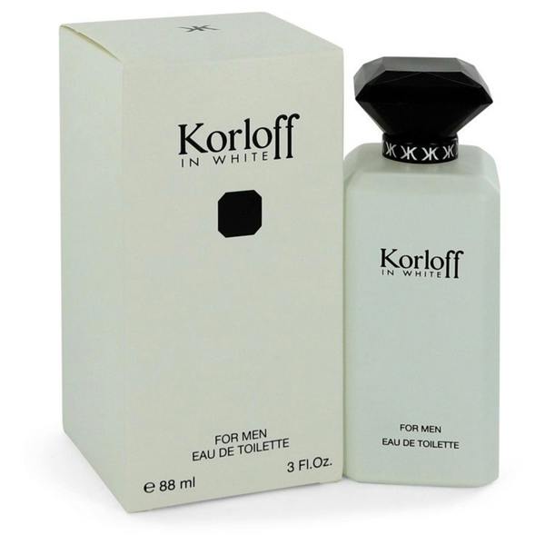 Korloff Korloff in White by Korloff Eau De Toilette Spray 3 oz for Men 90 ml