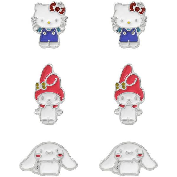 Character Watches Hello Kitty and Friends Earrings Gift Set HK50178