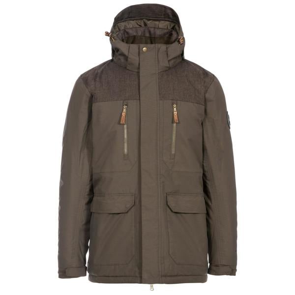 Trespass Mens Rockwell Waterproof Jacket - Peat - 