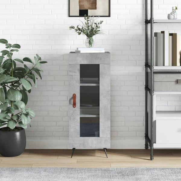 Berkfield Sideboard Concrete Grey 34.5x34x90 cm Engineered Wood