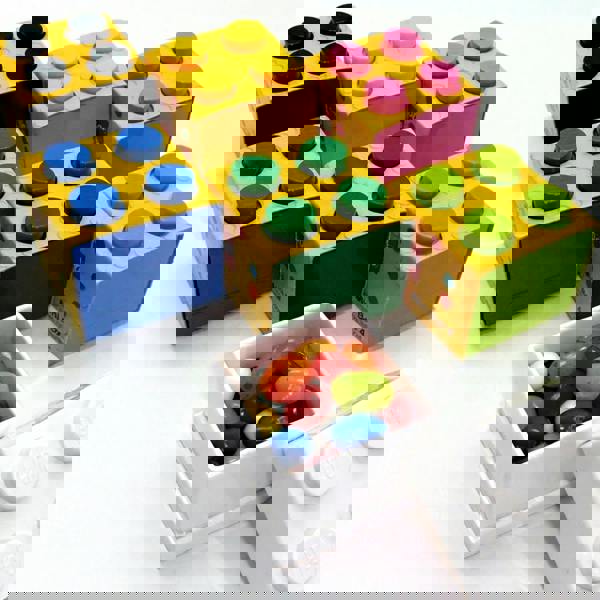 LEGO Mini Box 4 Storage Brick Box White