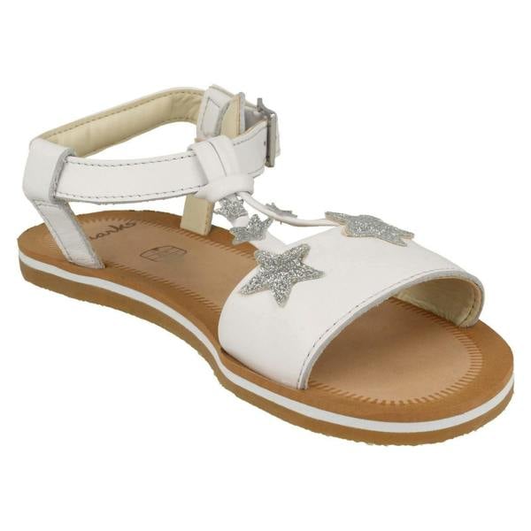 Clarks Girls Clarks Star Detailed Sandals Finch Summer K