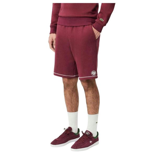 Lacoste Mens Roland Garros Edition Tennis Shorts - Red - 