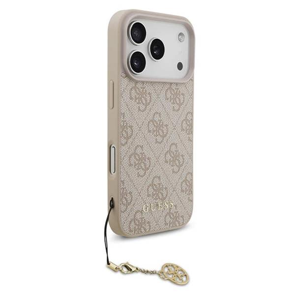 Guess 4G Charms Case for iPhone 17 Pro 6.3" Tone on Tone Pink - GUHMP17LGF4GCP