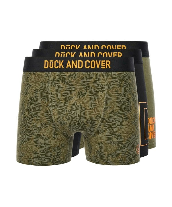 Duck and Cover Alizium Boxers 3pk Assorted