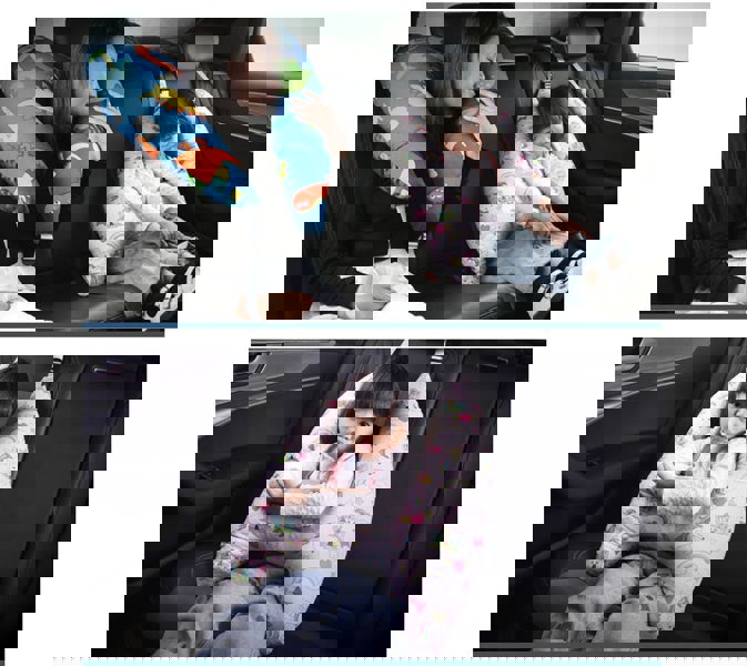 anycoplus Anypillow Car Travel Pillow UShape Animal Forest Pattern Kids Cushion Seat