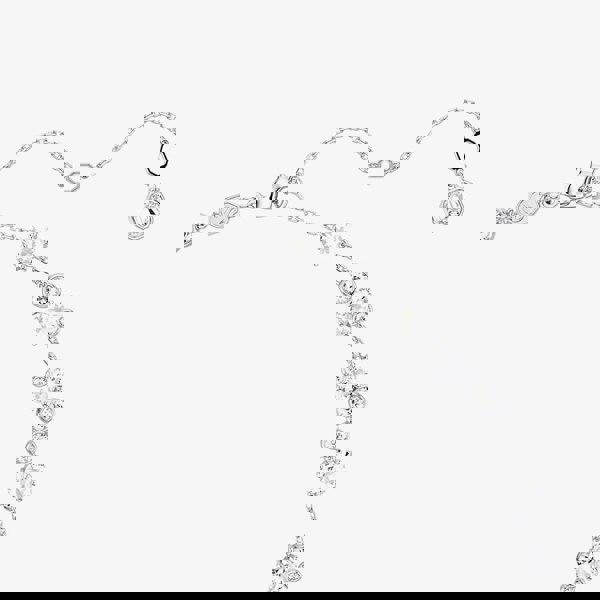 Swarovski Constella Rhodium Plated White Crystal Necklace 5722472