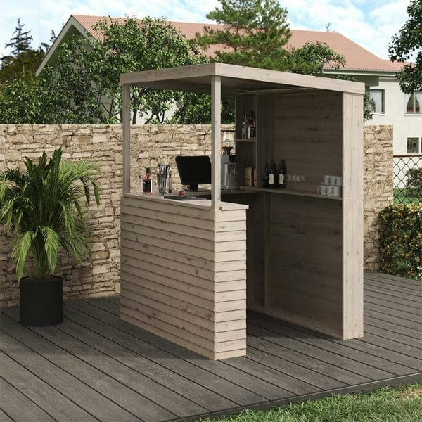 Outdoor Solid Wood Garden Bar Garden Bars Living and Home