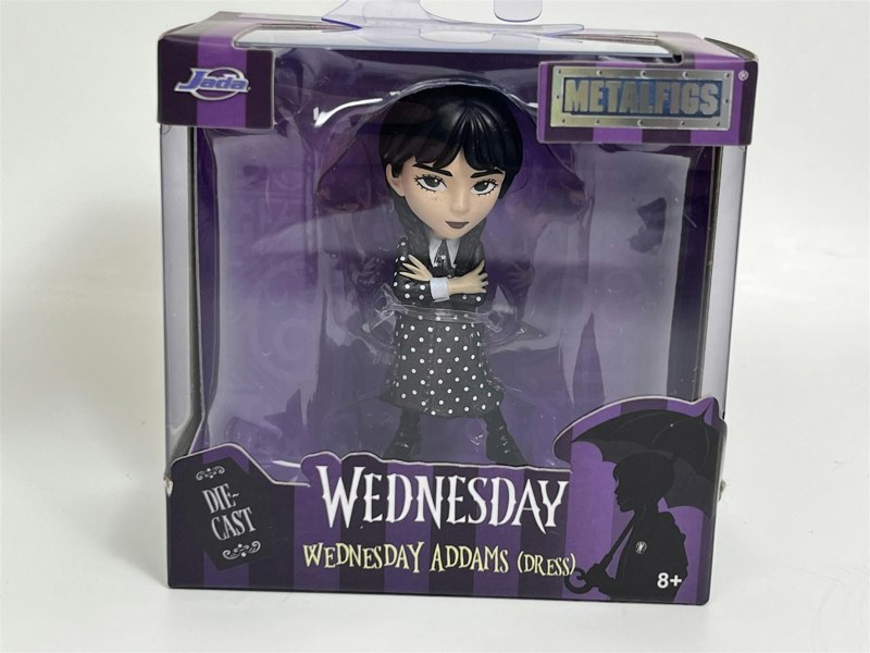 Jada Wednesday Addams Dress 2.5 Inch Figure 253250003