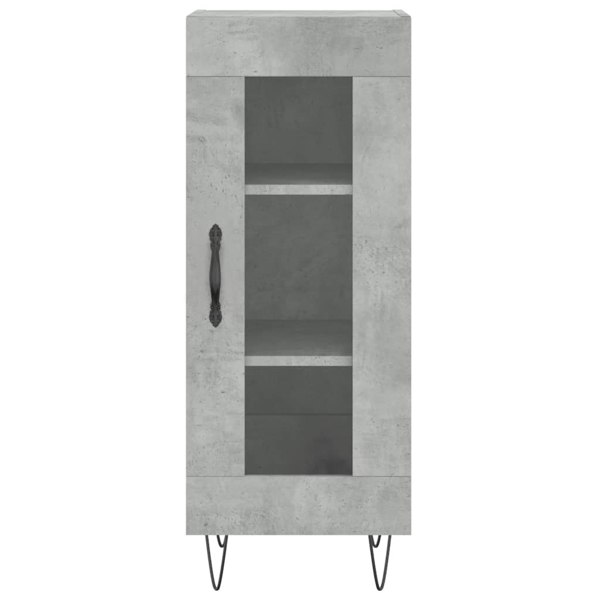 Berkfield Sideboard Concrete Grey 34.5x34x90 cm Engineered Wood
