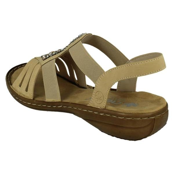 Rieker Ladies Rieker Slip On Casual Sandals 60803