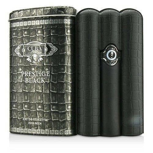 Cuba Prestige Black For Men 90ml Eau De Toilette EDT Spray For Him