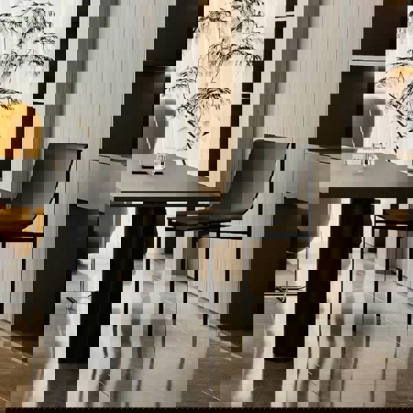 Rit Concept Choi Dining Chair With Armrest, Leather