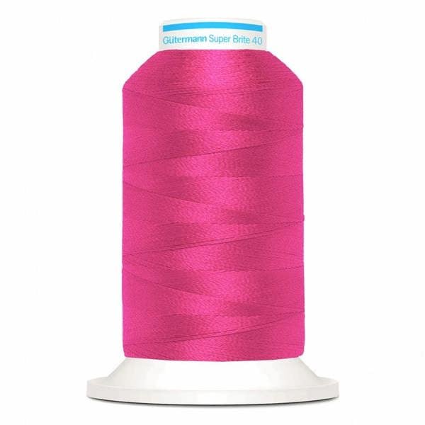 Gutermann Super Brite Polyester 40 Embroidery Thread 1000m Polyester Thread Suitable For Embroidery