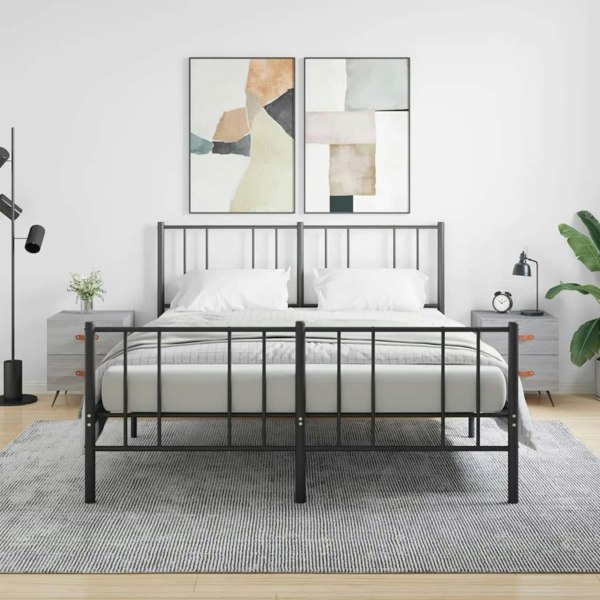 Berkfield Bedside Cabinets 2 pcs Grey Sonoma 40x35x47.5 cm Engineered Wood