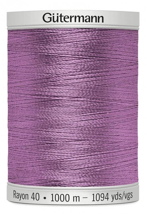 Gutermann No 40 Sulky Rayon Embroidery Thread 1000m Rayon Thread Suitable For Embroidery