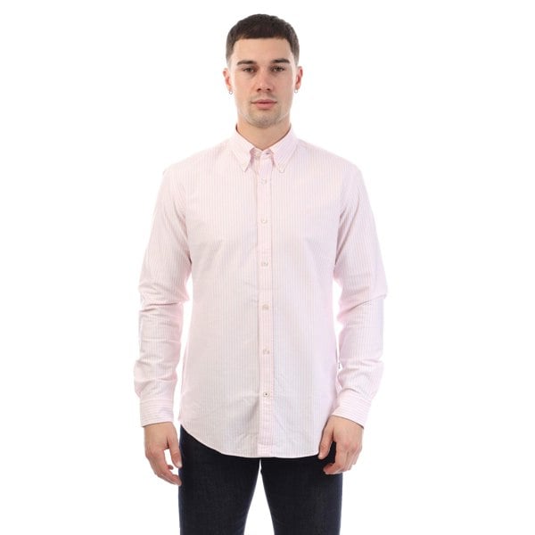 Boss Mens H-Roan Slim Shirt - Pink