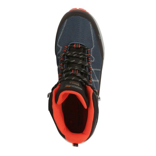 Regatta Mens Samaris Lite Walking Boots - Moonlight Denim/Orange