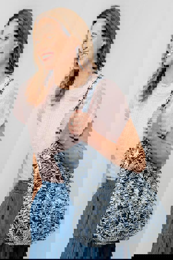 Lily & Me Linen Tote  Bag Birch