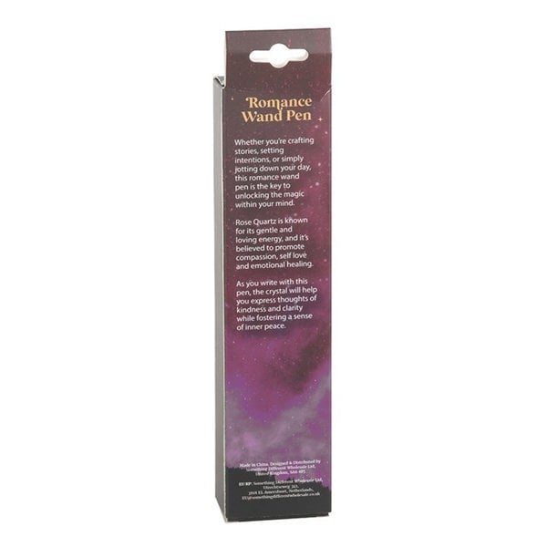 Serano Romance Rose Quartz Crystal Wand Pen
