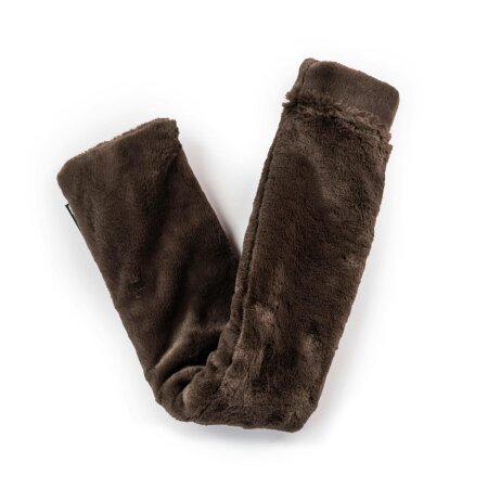 CosyPanda Long Dark Chocolate Faux Fur Hot Water Bottle