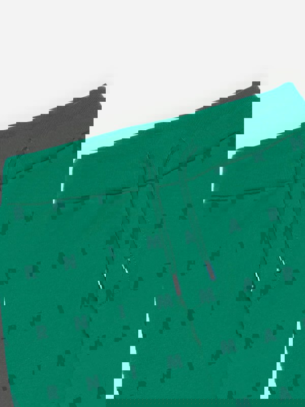 MARNI Kids Logo Joggers in Green