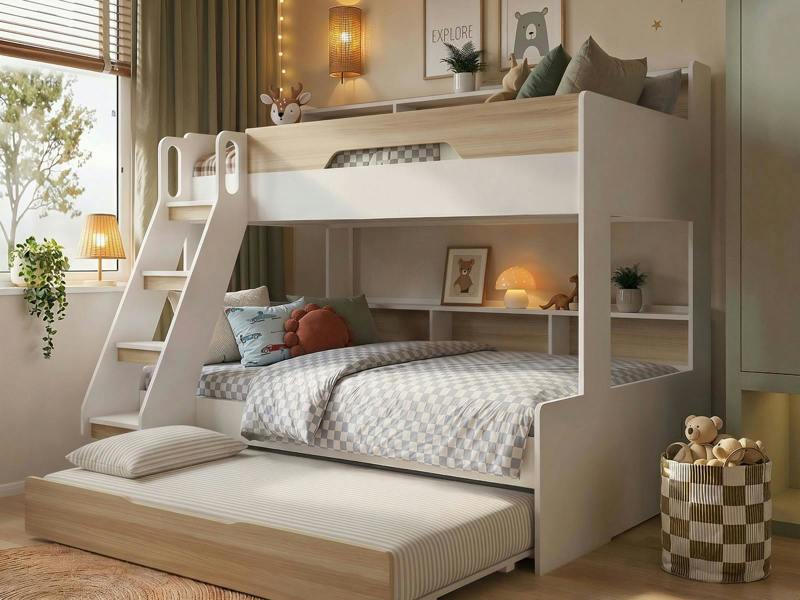 Flair Interstellar Triple Bunk Bed with Storage