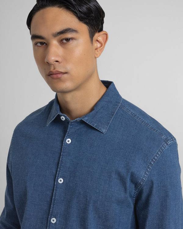 Steel & Jelly Men’s Bruera Denim Long Sleeve Shirt