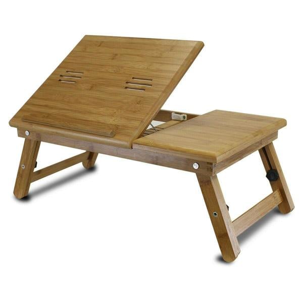 WALPLUS FNCL 33009 Bamboo AdJustable Notebook Lapdesk, Natural | Modern Living Room Furniture
