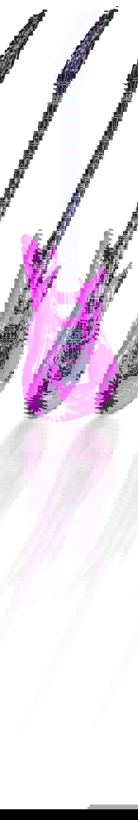 Cheetah Party Inflatable 95cm Guitar Pink