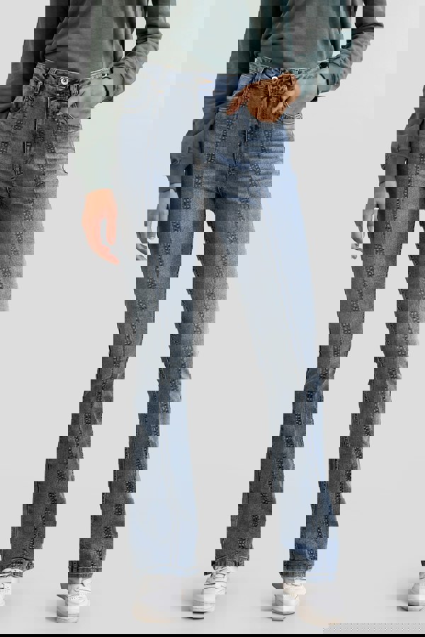 ENORSIA Lift Skinny And Shape Low Rise Flared Jeans