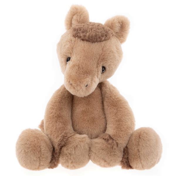 Charlie Bears Clip Clop Pony Oatmeal Brown M