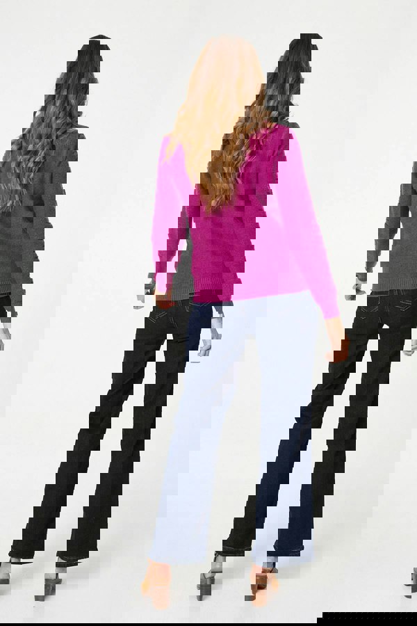 Orchid | Textured Long Sleeve Knitted Jumper
