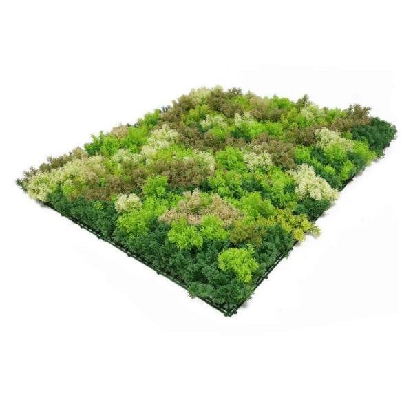 Artificial Moss Living Wall Panel 1m x 1m – Dark Green Hedge Mat
