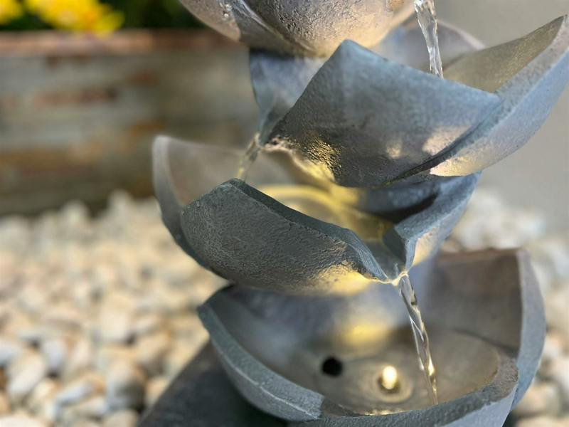 Tranquillity Water Features Lotus Leaf Contemporary Water Feature