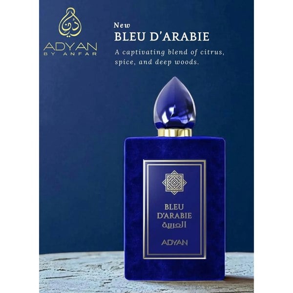 Adyan Bleu DArabie Extrait De Parfum 100ml promotional poster