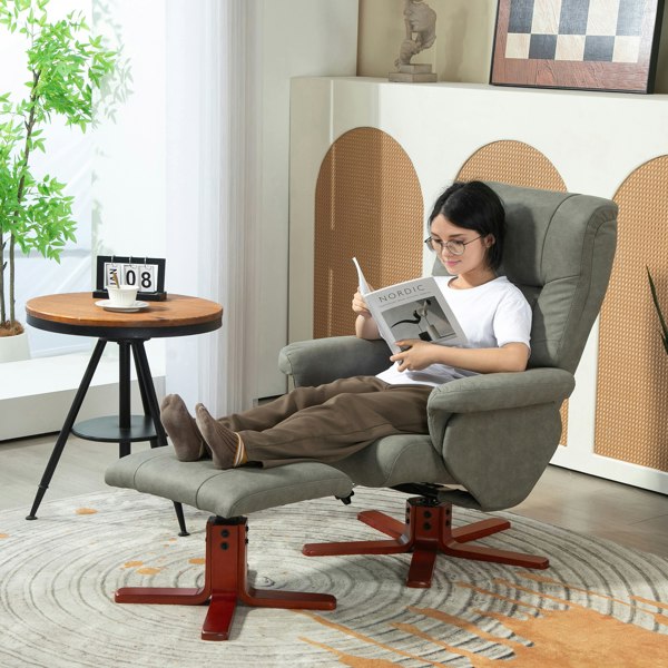 Recliner with Ottoman