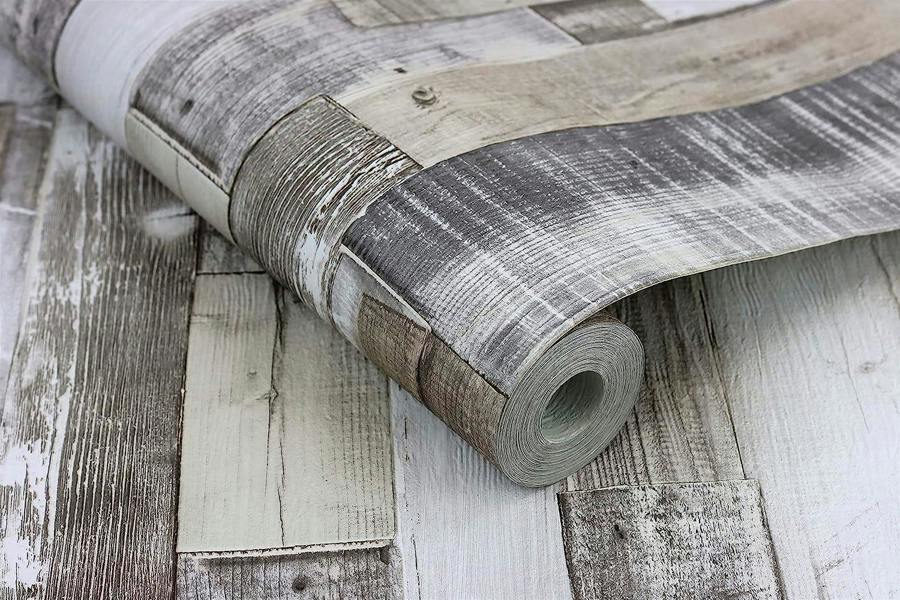Rustic Wooden Planks Wallpaper - Rs image 4