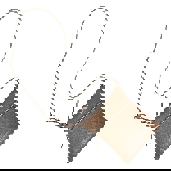 Assots London 'ROSY' Tan Pebble Grain Soft Real Leather Crossbody Bag