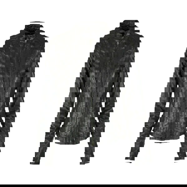 Eastern Counties Leather Womens Standing Collar Jacket - Black