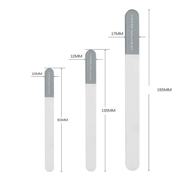 Leighton Denny Crystal Nail File Set - Small, Large & Travel Set