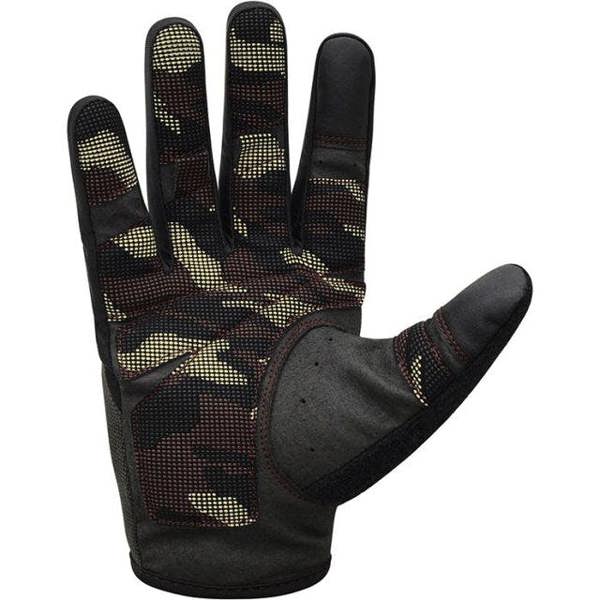 RDX Sports GYM TRAINING GLOVES T2 FULL BROWN