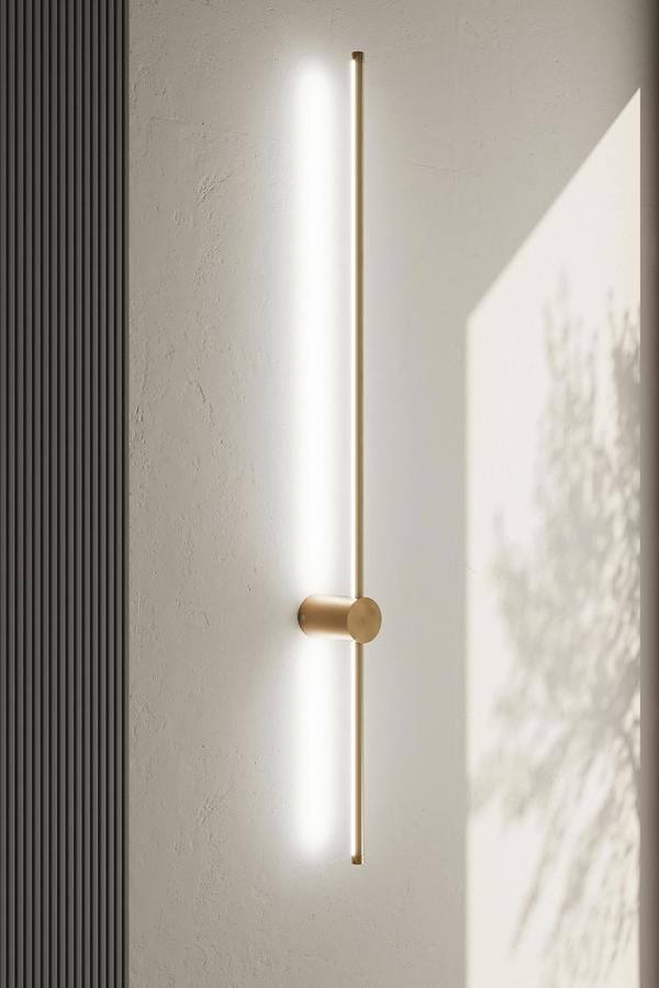 Living and Home 360 Degree Adjustable LED Straight Wall Light White Light 100cm with Wire