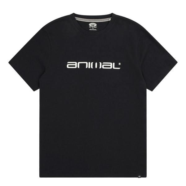 Animal Mens Leon Organic Relaxed Fit T-Shirt - Black - 