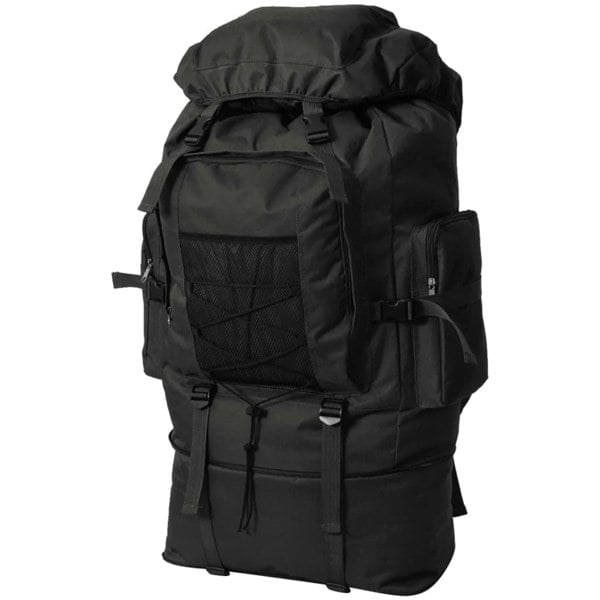 Berkfield Army-Style Backpack XXL 100 L Black