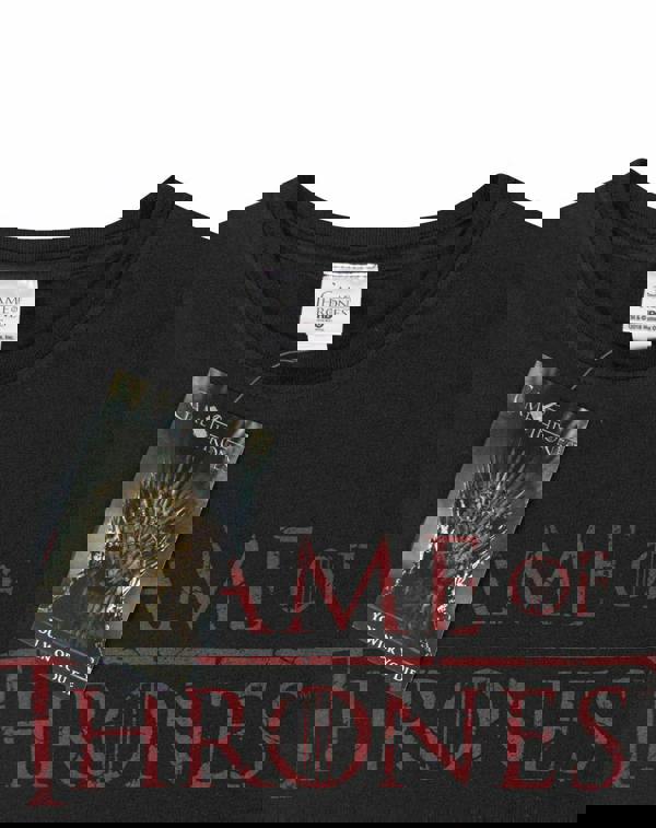 Game of Thrones Womens Black Sigil Short Sleeved T-Shirt