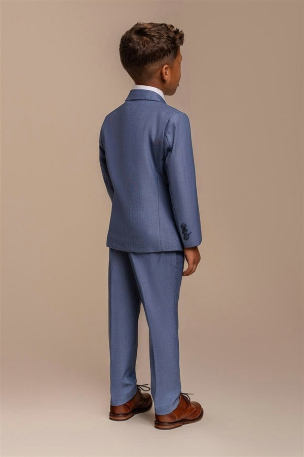 House of Cavani Boys Blue Jay Three Piece Suit